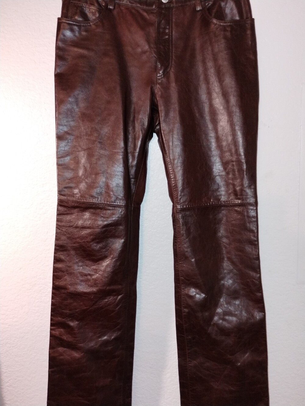 GAP 100% Genuine Leather Rich Espresso Brown sz 10 Vintage Circa 2000